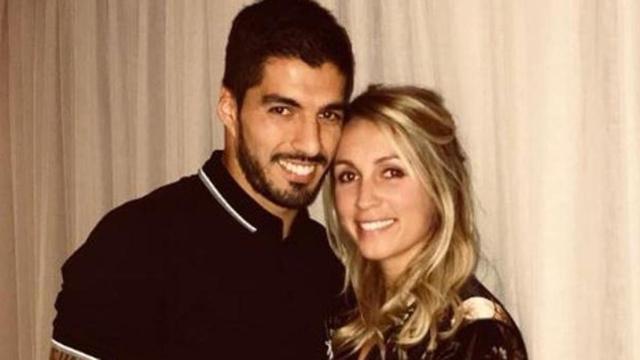 Una imagen de archivo de Luis Suárez y Sofía Balbi