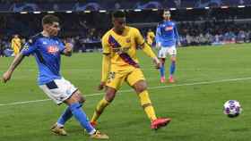 Junior Firpo contra el Nápoles / EFE