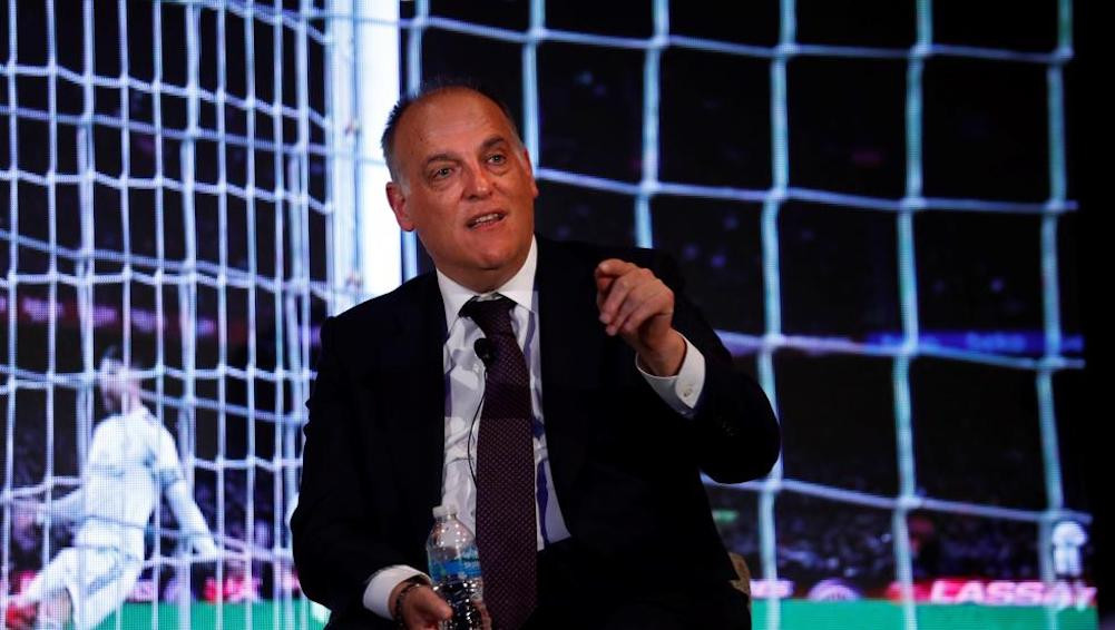 Una foto de Javier Tebas, presidente de La Liga / EFE