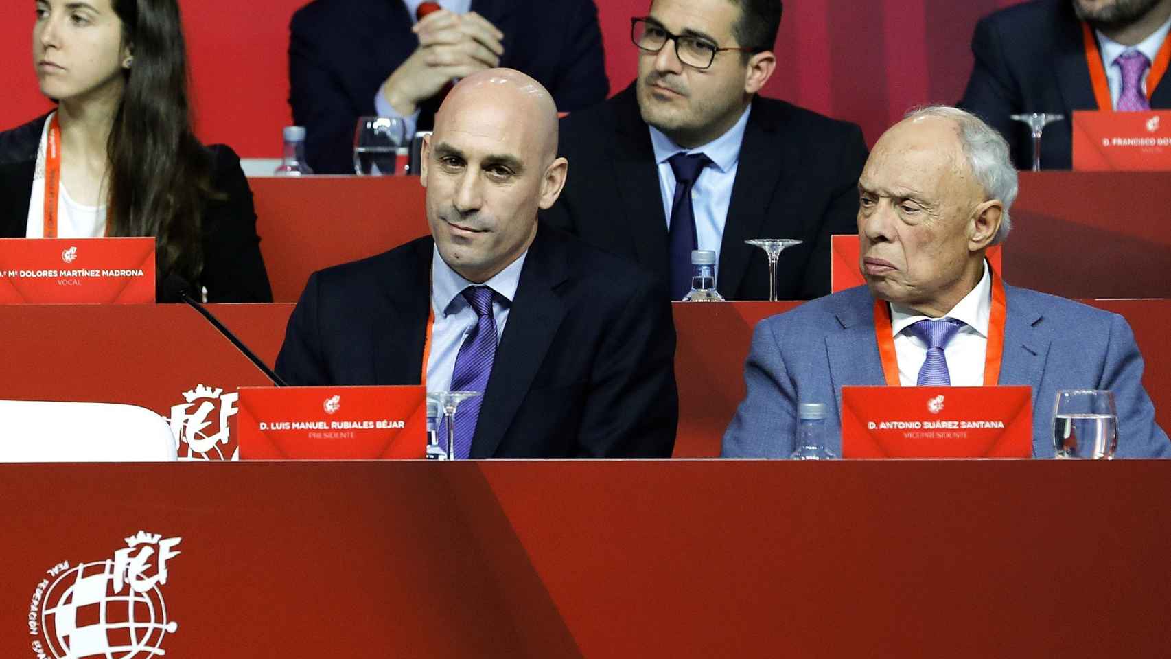 Rubiales, en la asamblea general extraordinaria de la RFEF | EFE