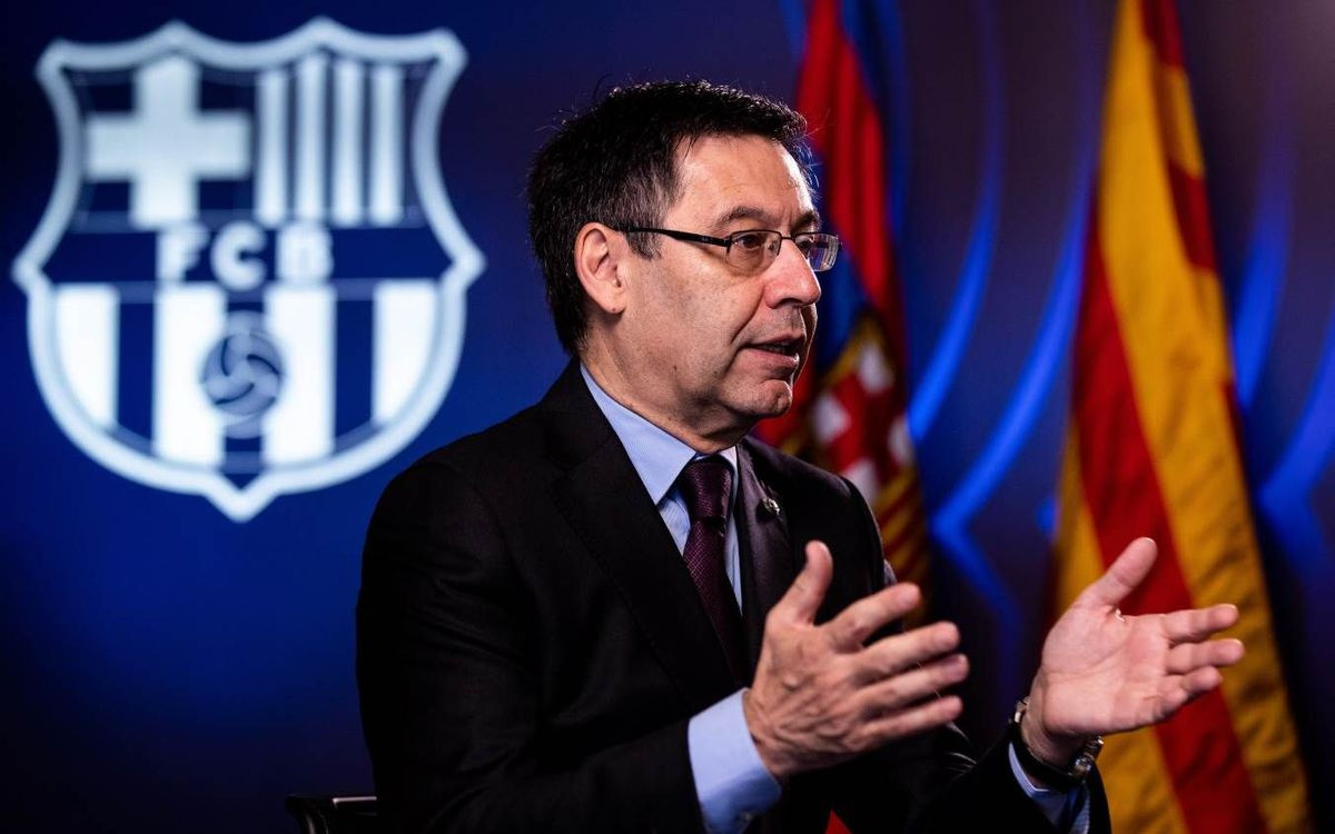 Una foto de Josep Maria Bartomeu, presidente del Barça / Twitter