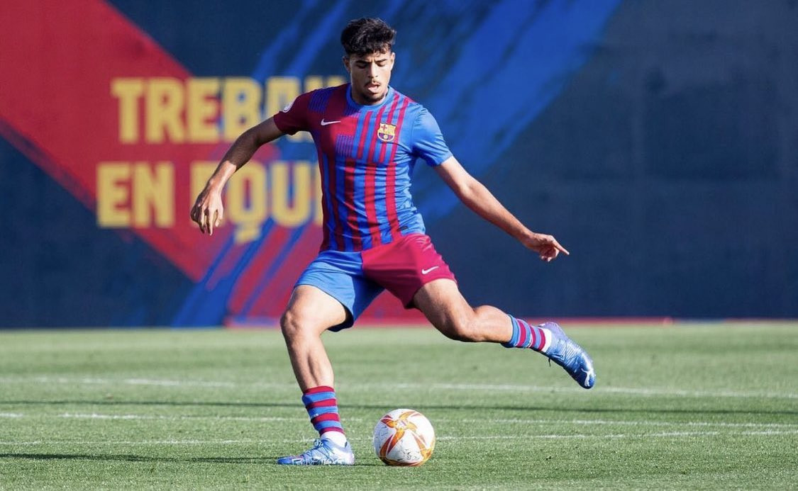 Chadi Riad con el juvenil del Barça / REDES