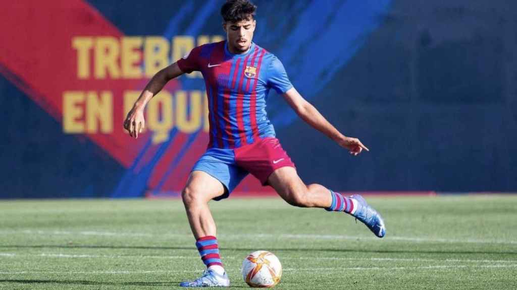 Chadi Riad con el juvenil del Barça / REDES