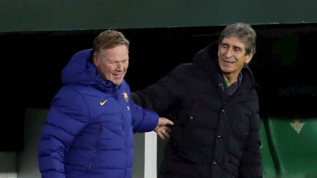 Ronald Koeman con Manuel Pellegrini / EFE