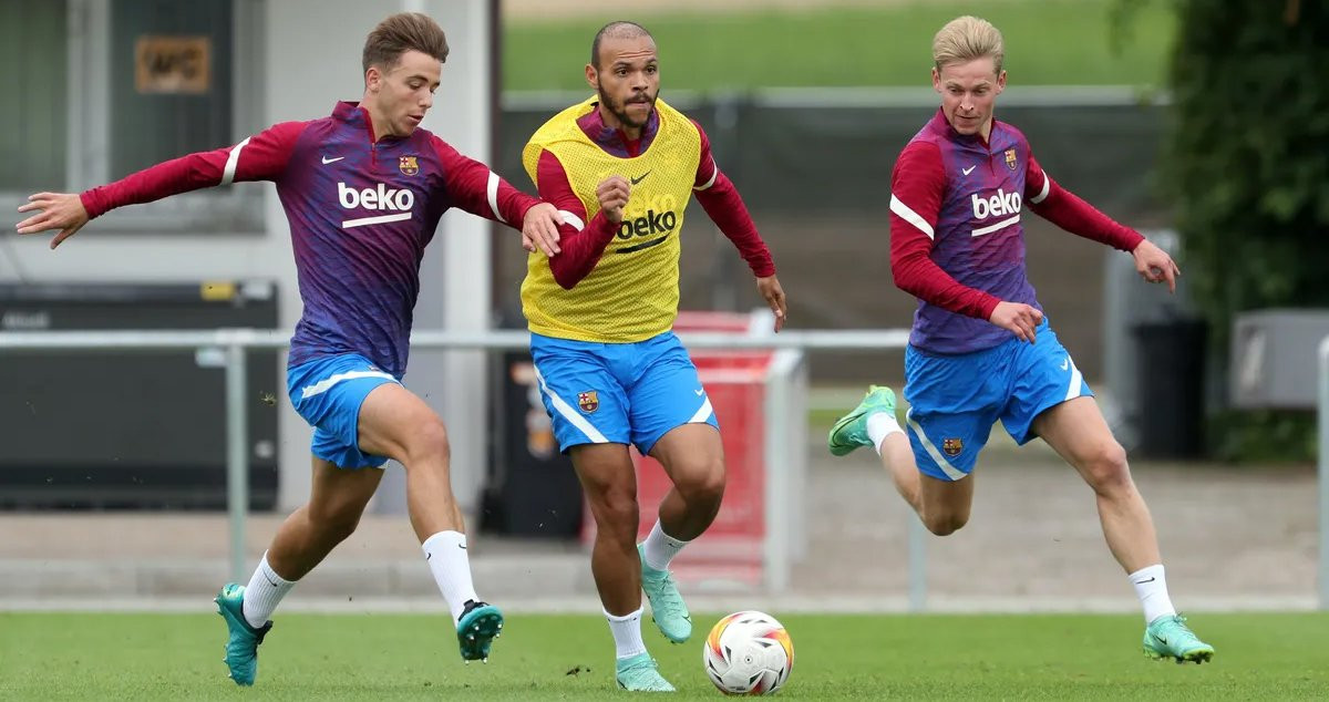 Entrenamiento del 'stage' de Alemania / FCB