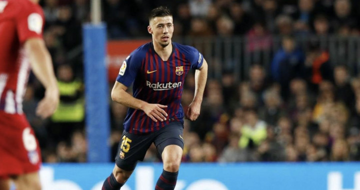 Una foto de Clément Lenglet un partido del Barça / FCB