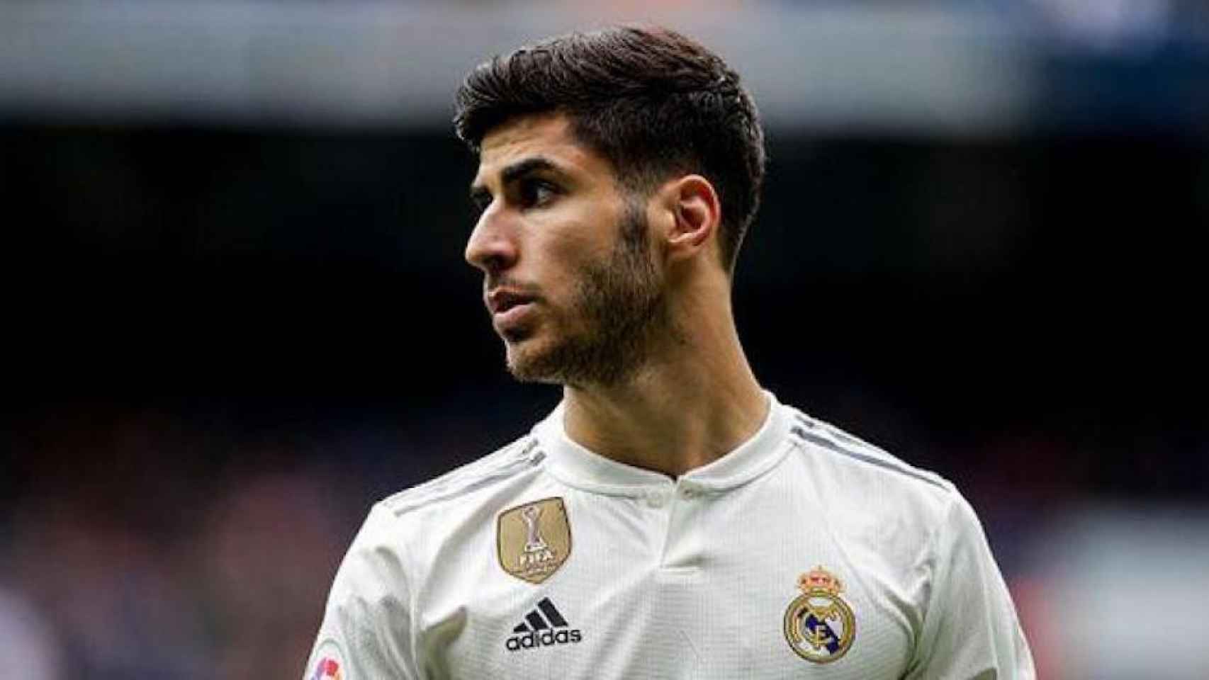 Una foto de Marco Asensio durante un partido con el Real Madrid / Twitter