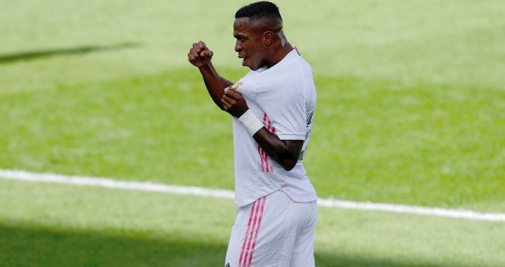 Vinicius celebra un gol del Real Madrid EFE