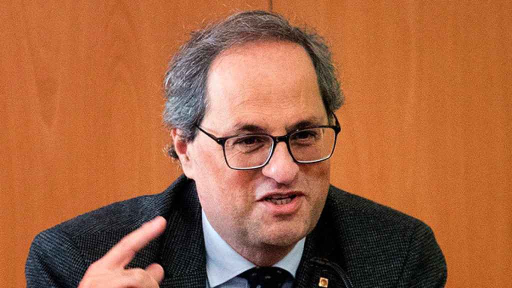 El presidente de la Generalitat, Quim Torra