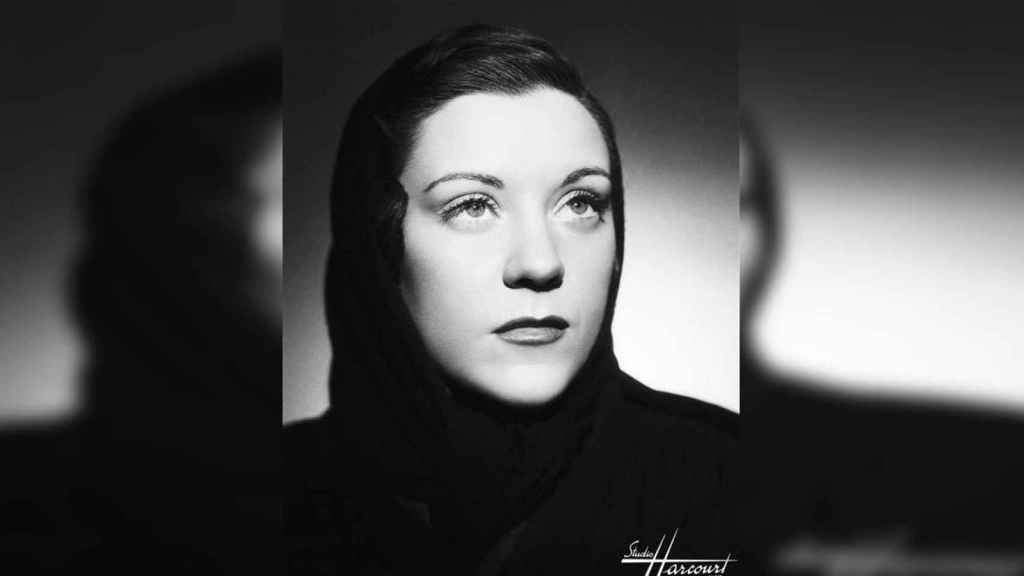 Retrato de María Casares en 1944. STUDIO HARCOURT