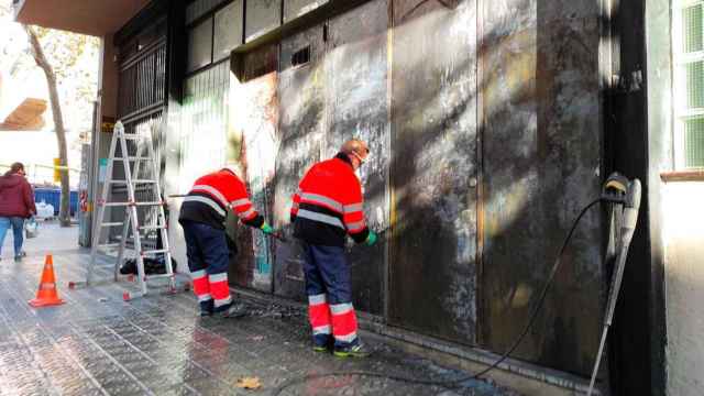 Imagen de uno de los dos pisos okupados en el Eixample / CG