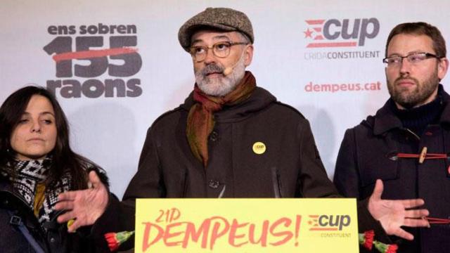 El diputado de la CUP, Carles Riera, en una imagen de archivo / EFE
