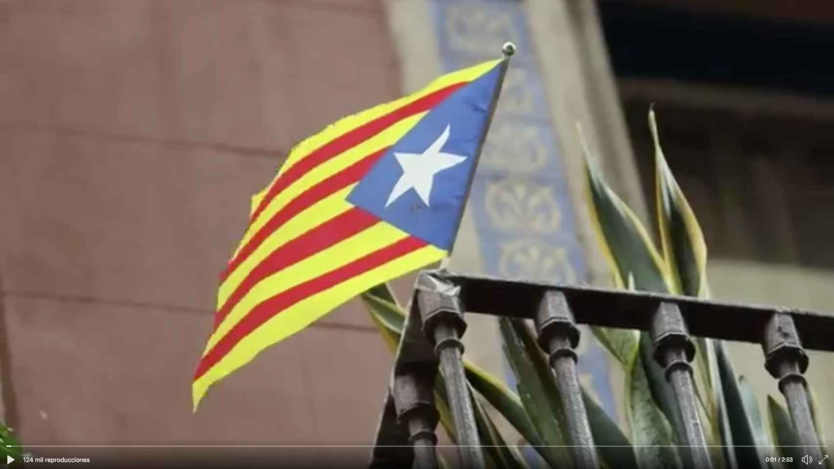 Bandera independentista en el vídeo de Microsoft / @MSFTCityNext