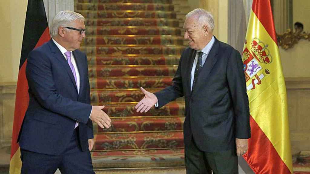 El ministro de Asuntos Exteriores de Alemania, Frank-Walter Steinmeier, y su homólogo español, José Manuel García-Margallo
