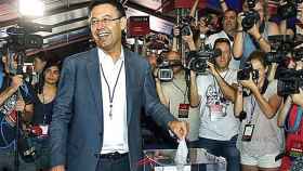 El presidente electo del F.C. Barcelona, Josep Maria Bartomeu