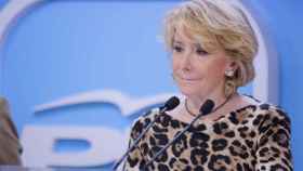 La presidenta de la Comunidad de Madrid, Esperanza Aguirre