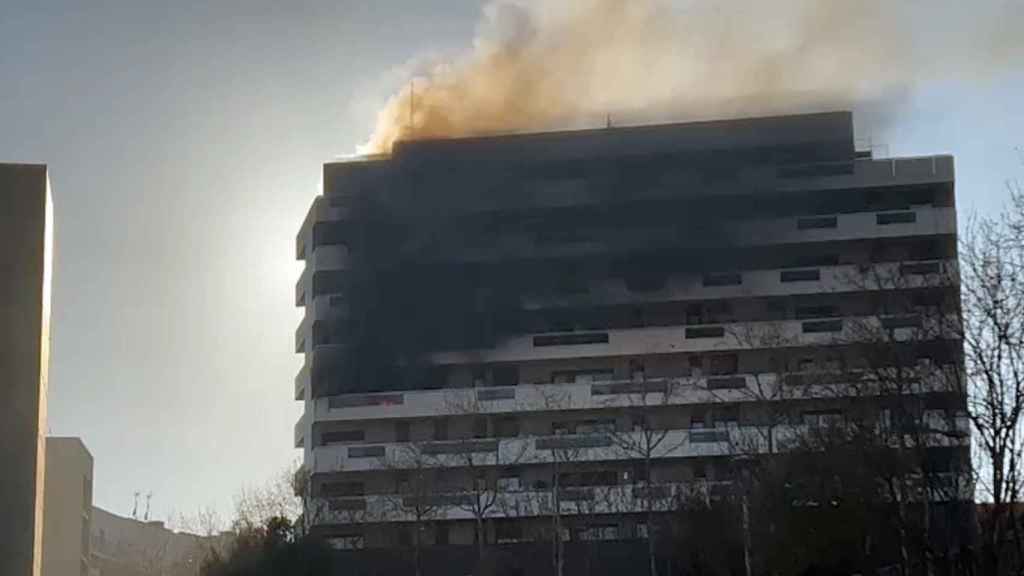 Incendio en Cornellà