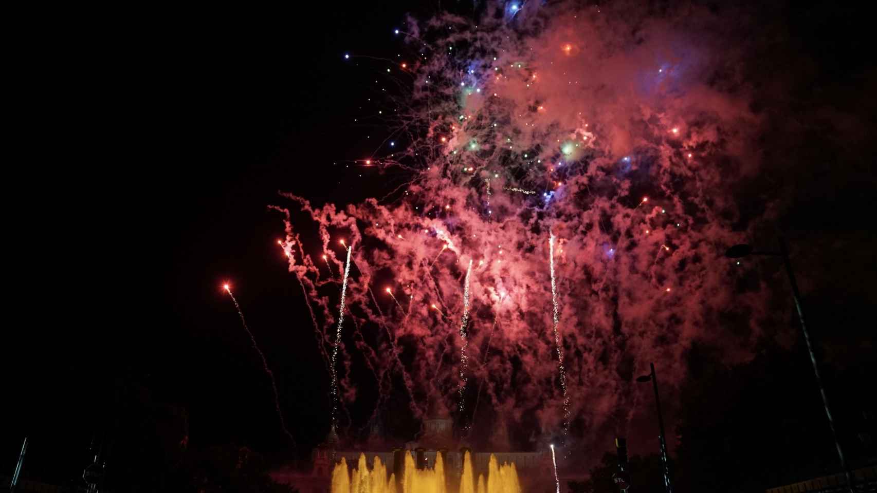 Montjuïc es el lugar tradicional del piromusical de la Mercè / EP