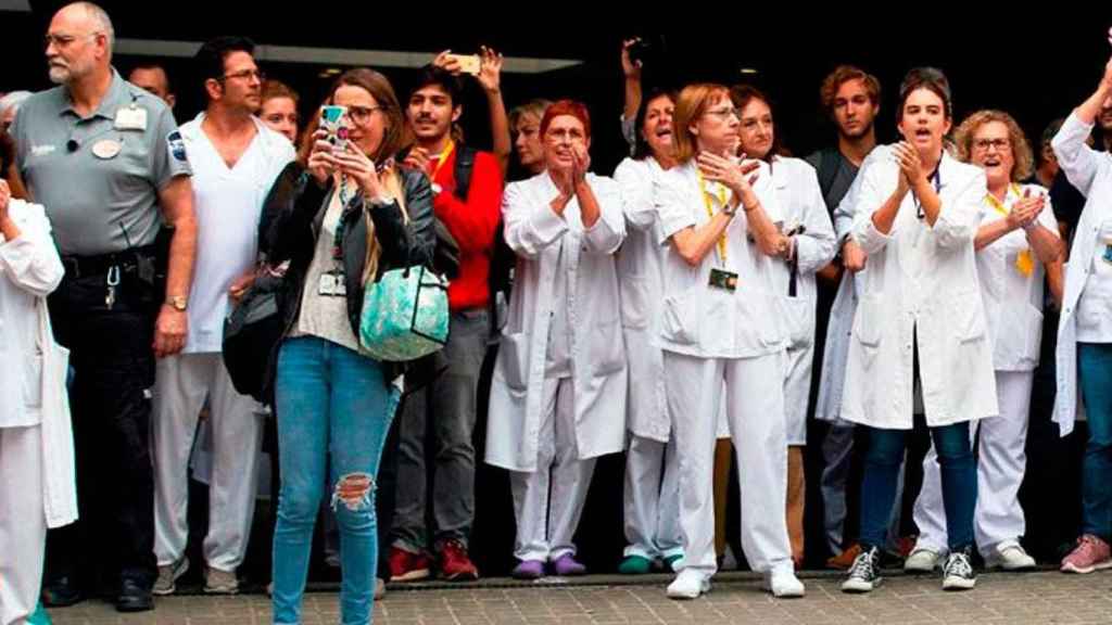 Concentración de médicos en Barcelona / CG