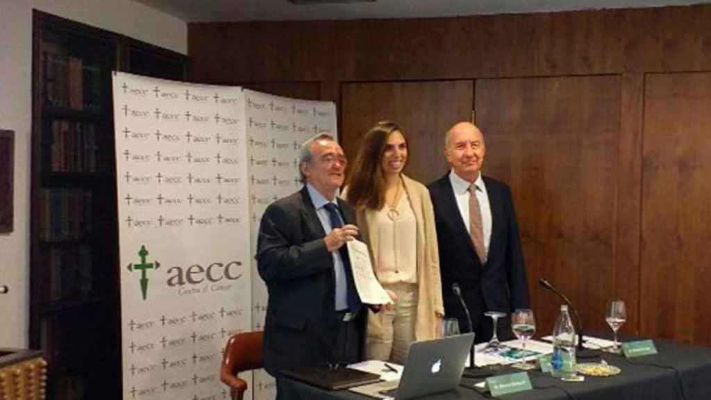 Barbacid, Pujol y Carrato, en la presentación del estudio / AECC