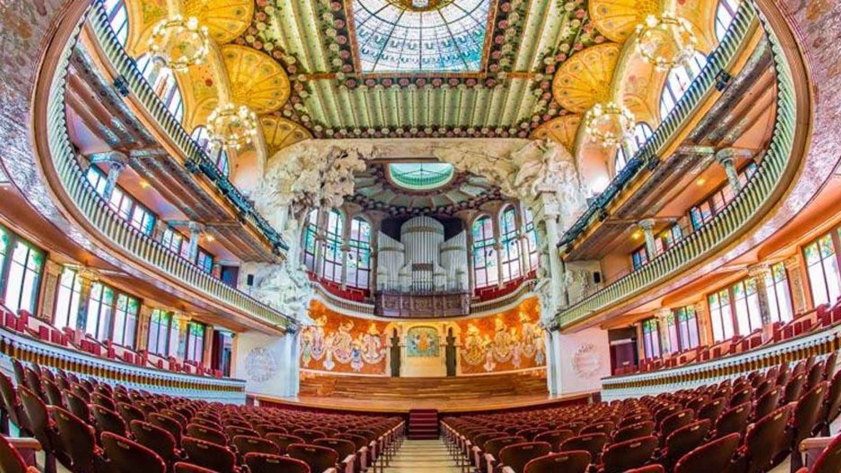Sala de conciertos del Palau de la Música Catalana