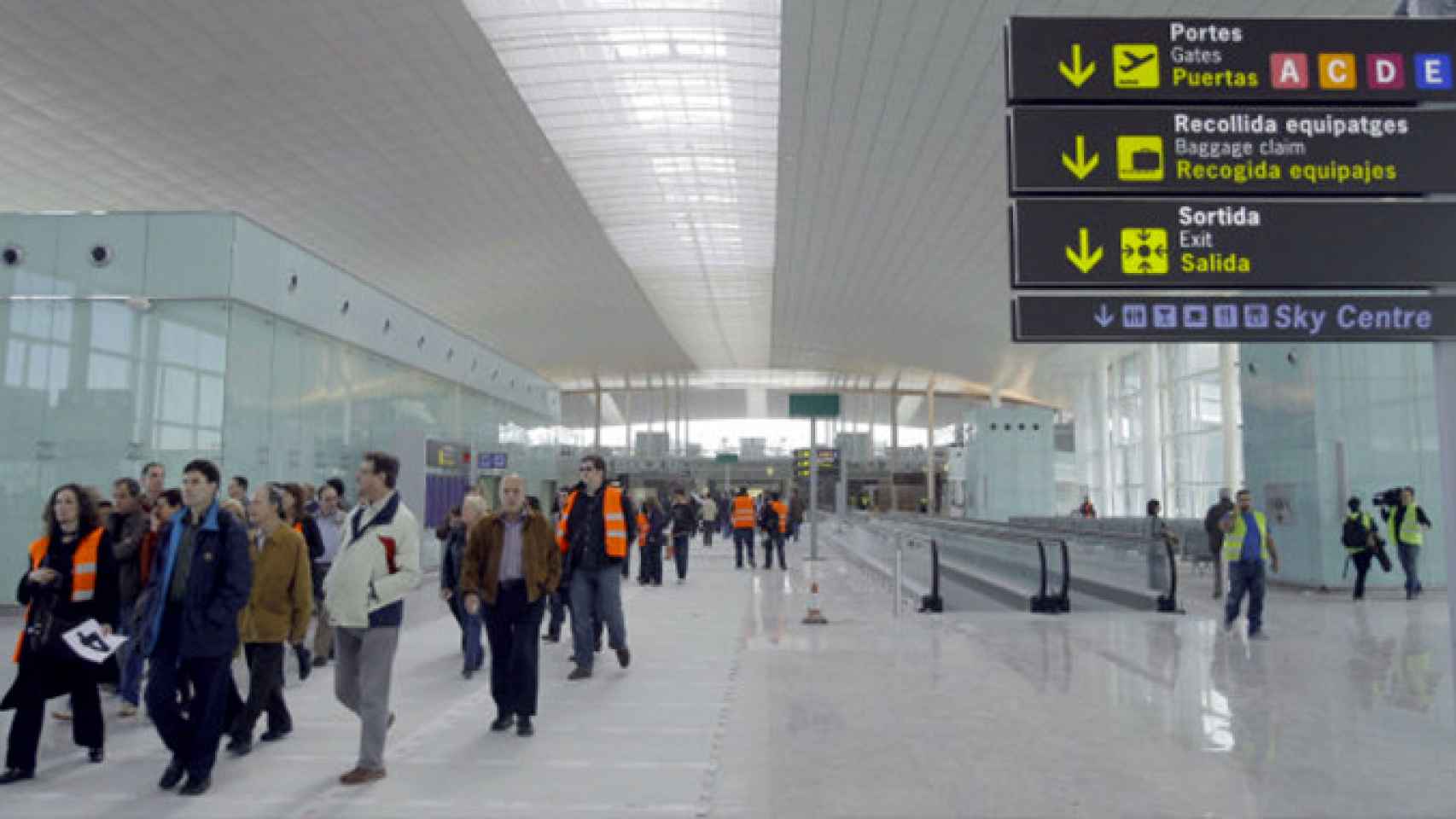 Interior del Aeropuerto de Barcelona-El Prat