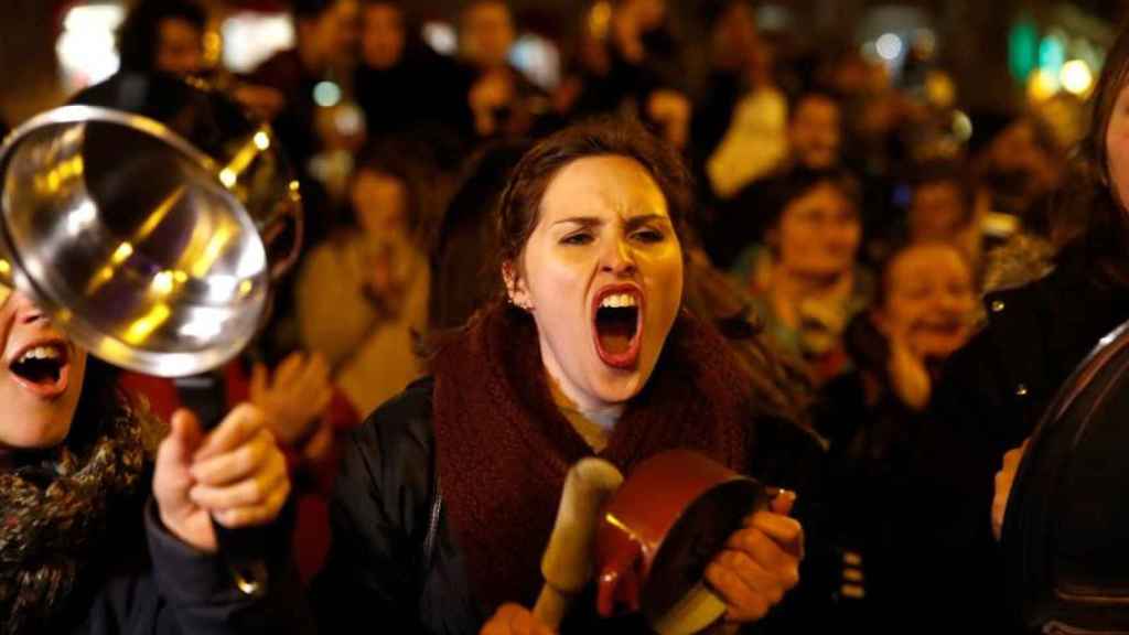 Ayer por la noche se iniciaron algunas de las protestas por el 8M