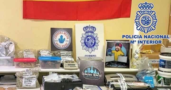 Estupefacientes incautados por la policía en Barcelona / POLICÍA NACIONAL