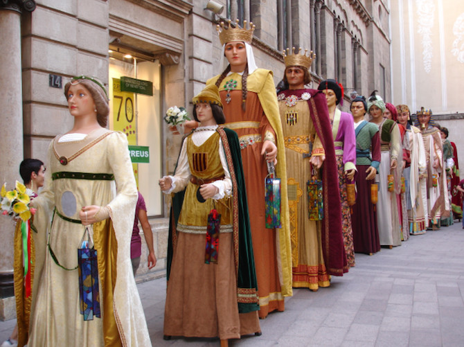 Els gegants de Barcelona