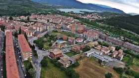 La Pobla de Segur, desde el aire