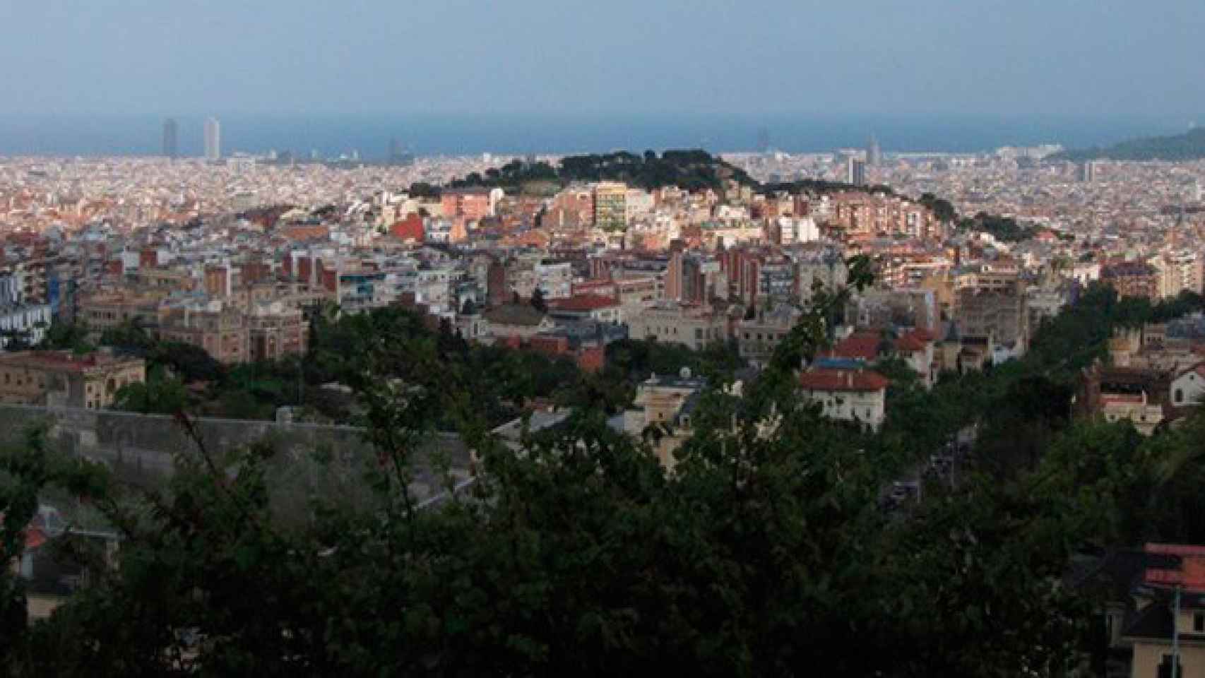 Imagen de la avenida Tibidabo con Barcelona al fondo / EP