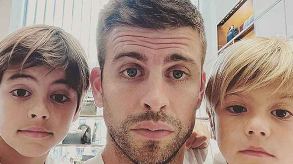 Gerard Piqué y sus hijos / INSTAGRAM