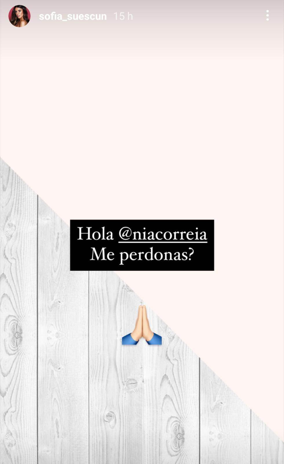 Sofía Suescún carga contra una concursante de OT y sale a pedir perdón