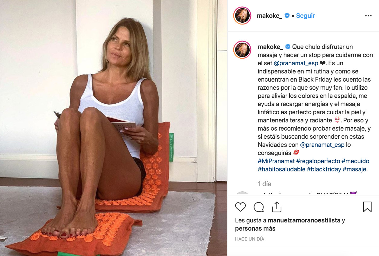 Makoke presume de pies en las redes sociales y la hunden / INSTAGRAM