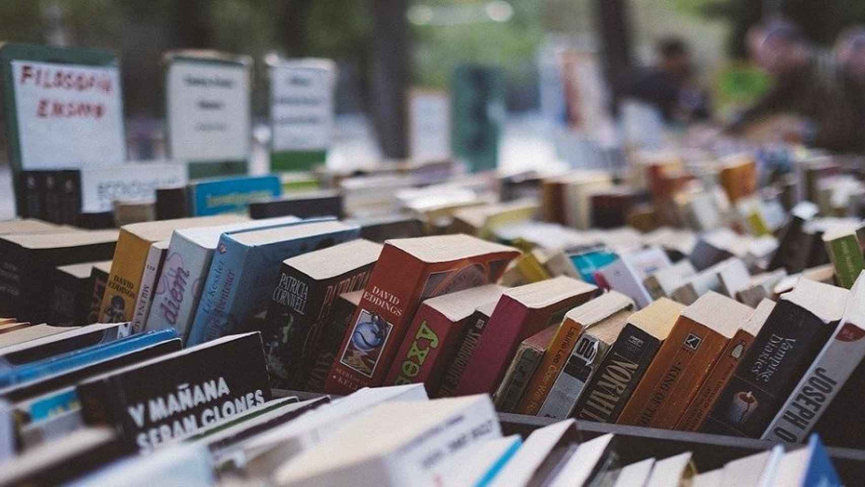 Libros en la calle, algo que no se verá en el Sant Jordi de Lleida / Pexels EN PIXABAY