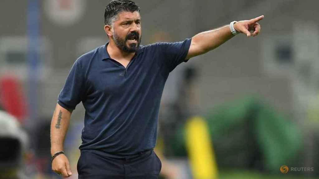 Gattuso dirigiendo un partido /REDES