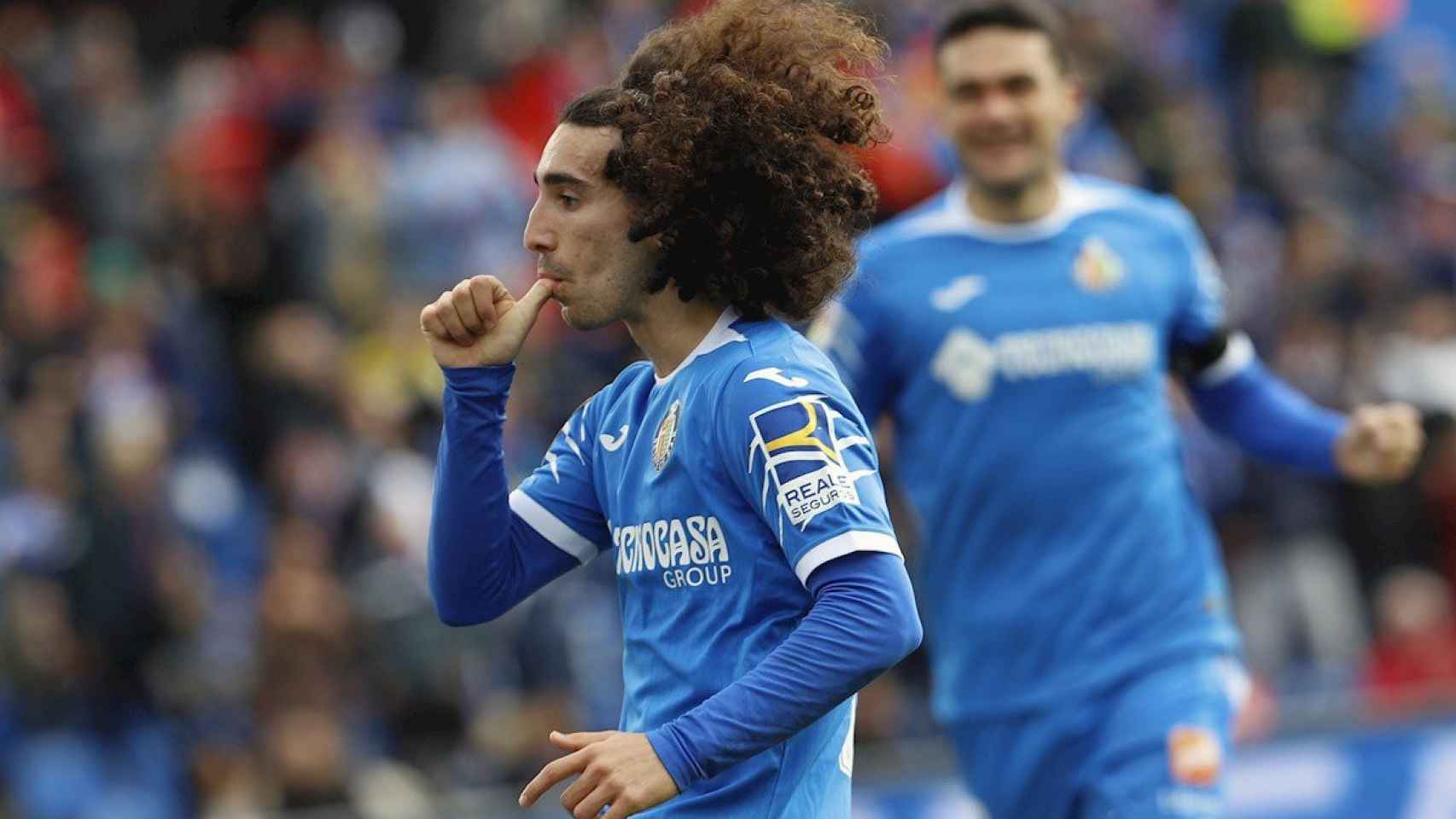 Cucurella celebra un gol con el Getafe / EFE