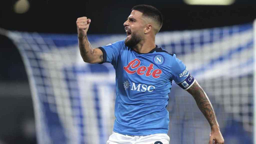 Insigne celebra un gol con el Nápoles / AGENCIAS