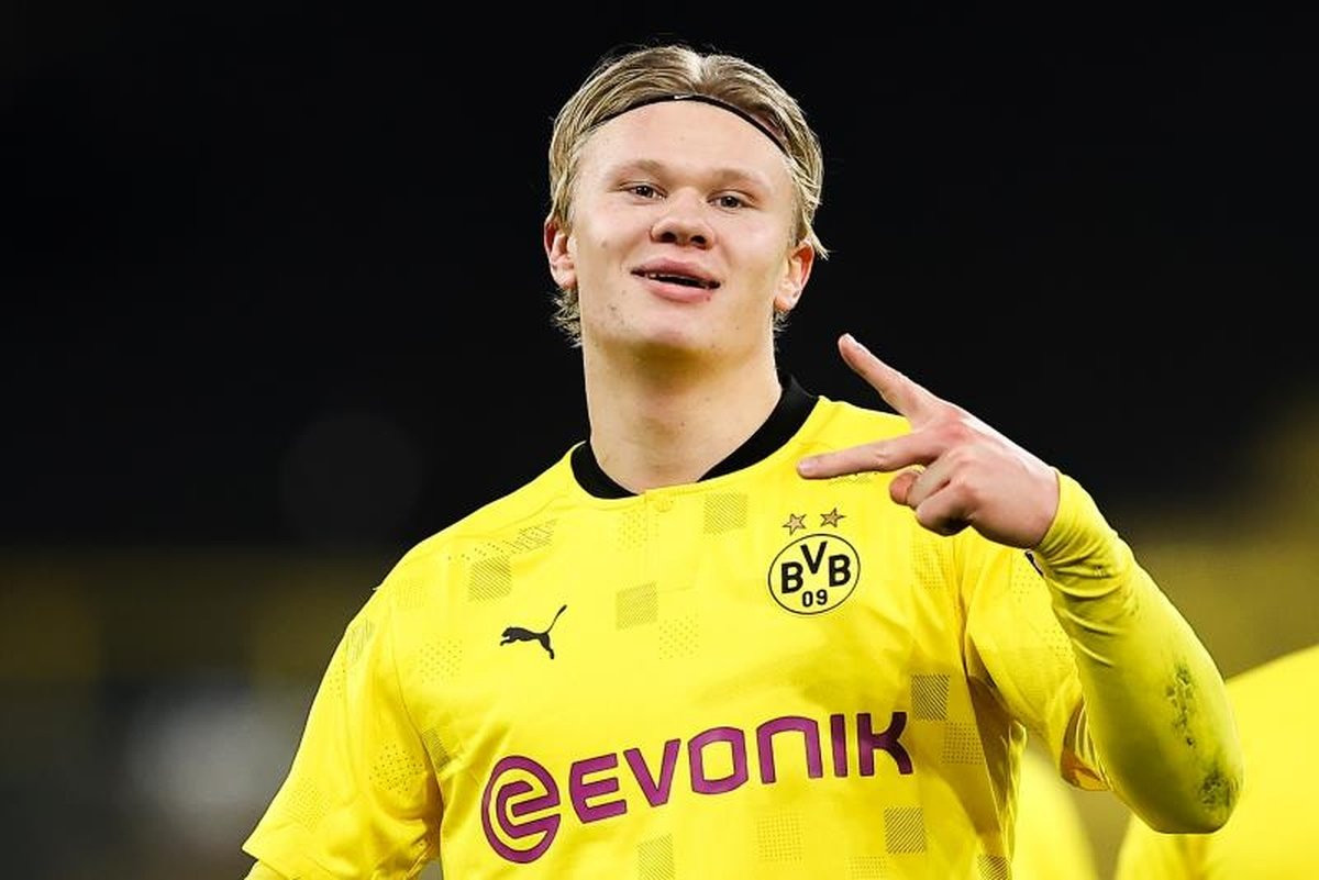 Erling Haaland en un partido del Borussia / EFE