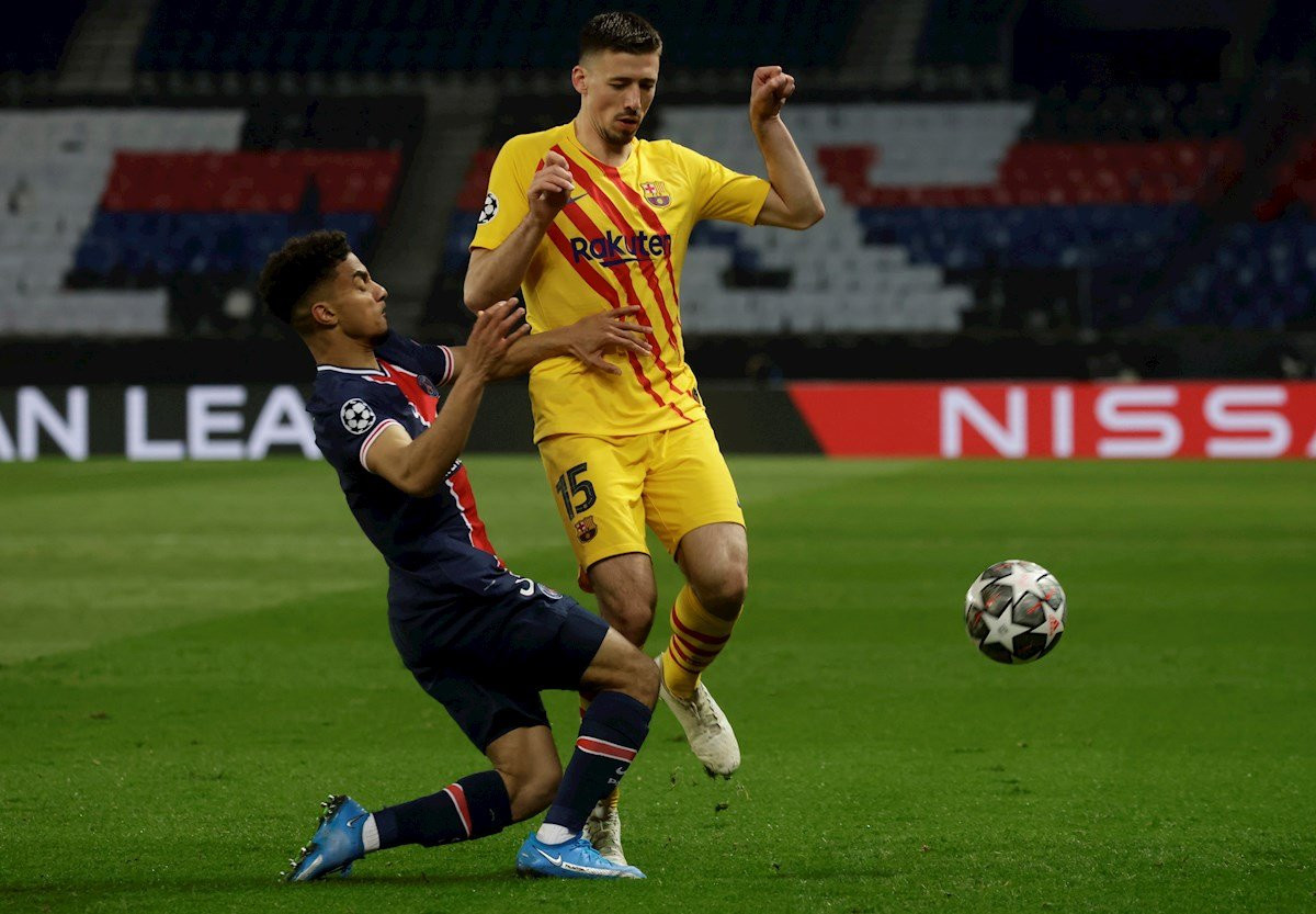 Clément Lenglet contra el PSG / EFE