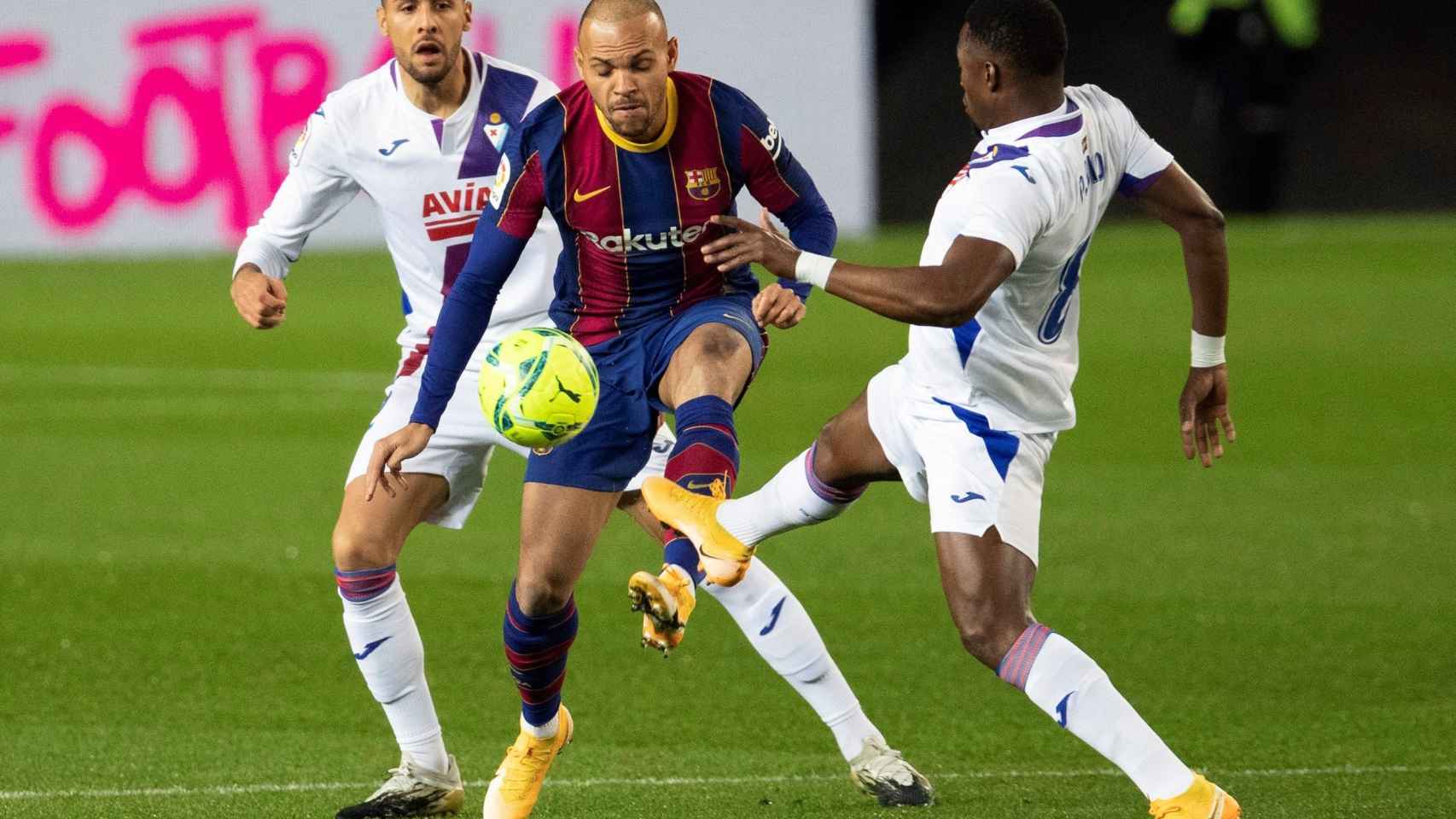 Braithwaite, en el Barça-Eibar / EFE