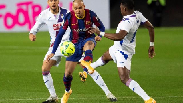 Braithwaite, en el Barça-Eibar / EFE