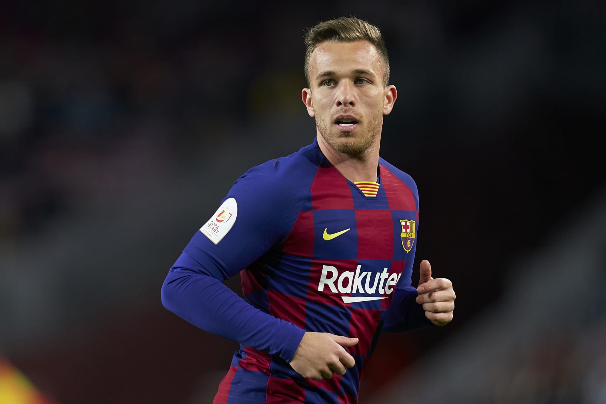 Arthur Melo, en un partido con el Barça | EFE