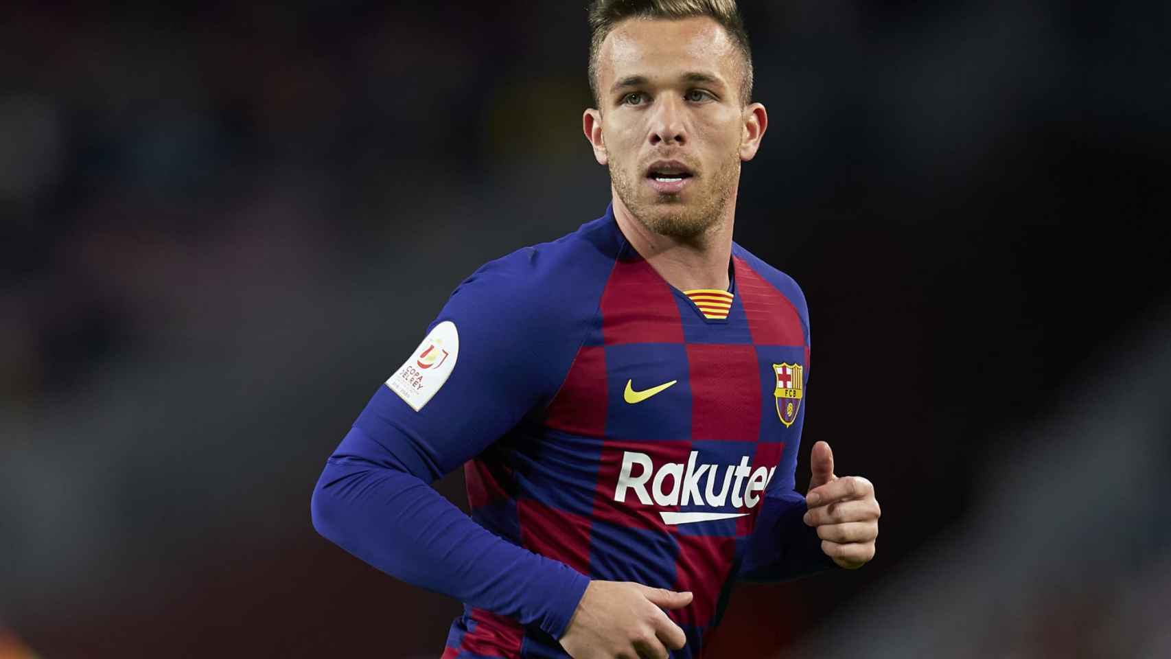 Arthur Melo, en un partido con el Barça | EFE