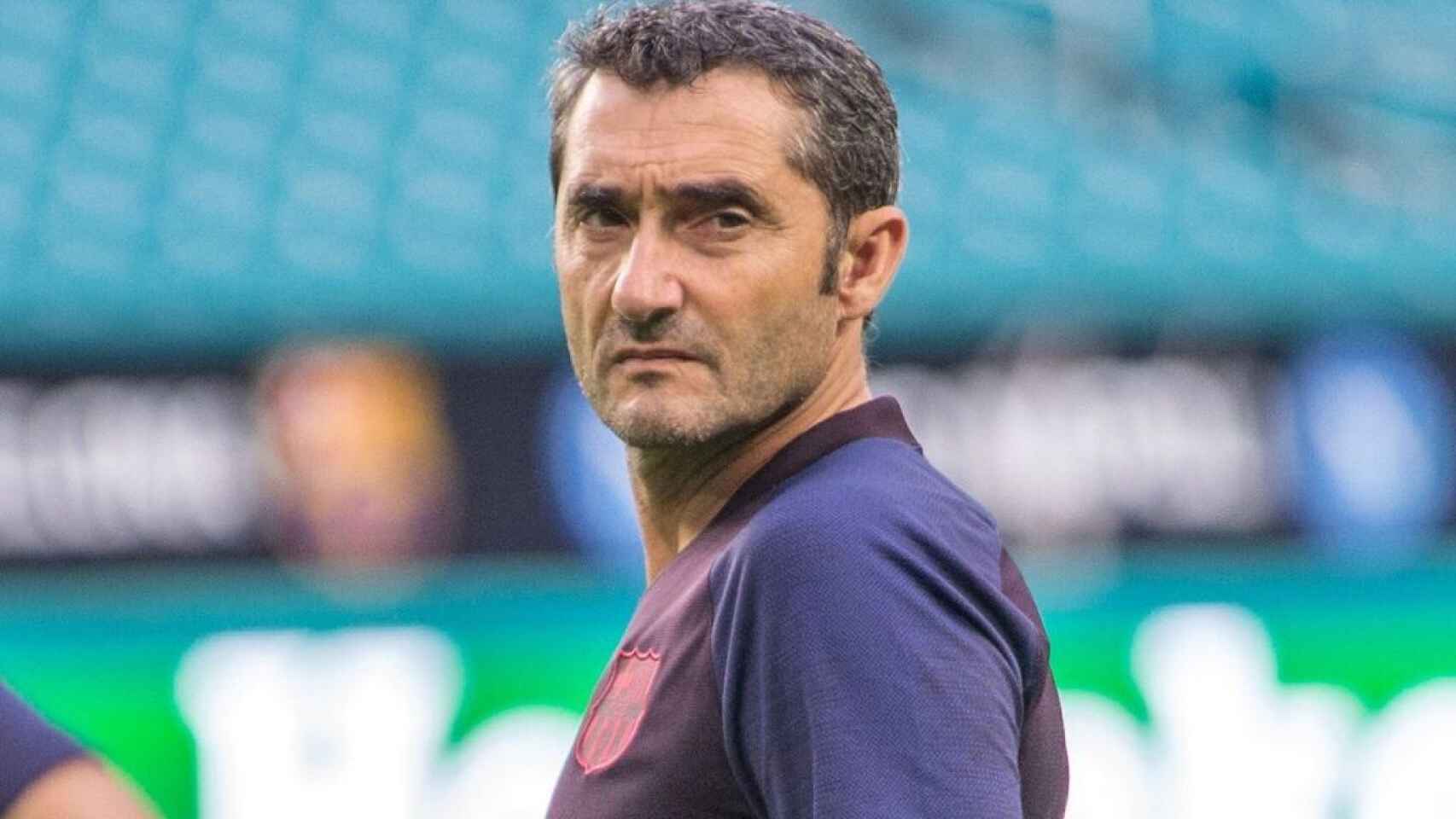 Valverde entreno Barcelona