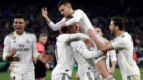 Ceballos celebrando un gol con el Real Madrid / EFE