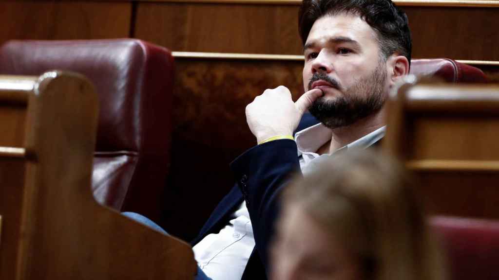 El portavoz de ERC en el Congreso, Rufián / EFE