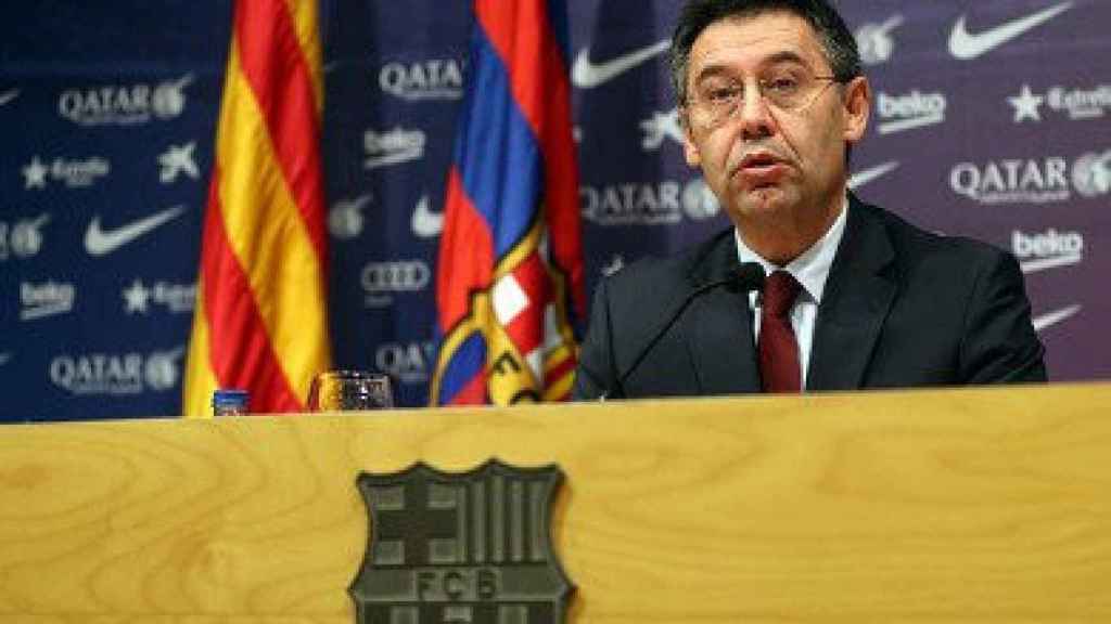 El presidente del FC Barcelona, Josep Maria Bartomeu