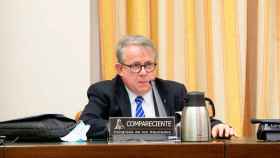 Jaume Padrós, presidente del Colegio de Médicos de Barcelona (COMB), en el Congreso de Diputados / Cedida