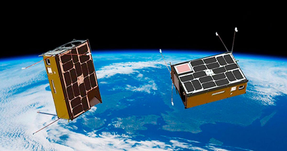 Recreación digital del nanosatélite que lanzará la Generalitat de Cataluña al espacio / GENCAT